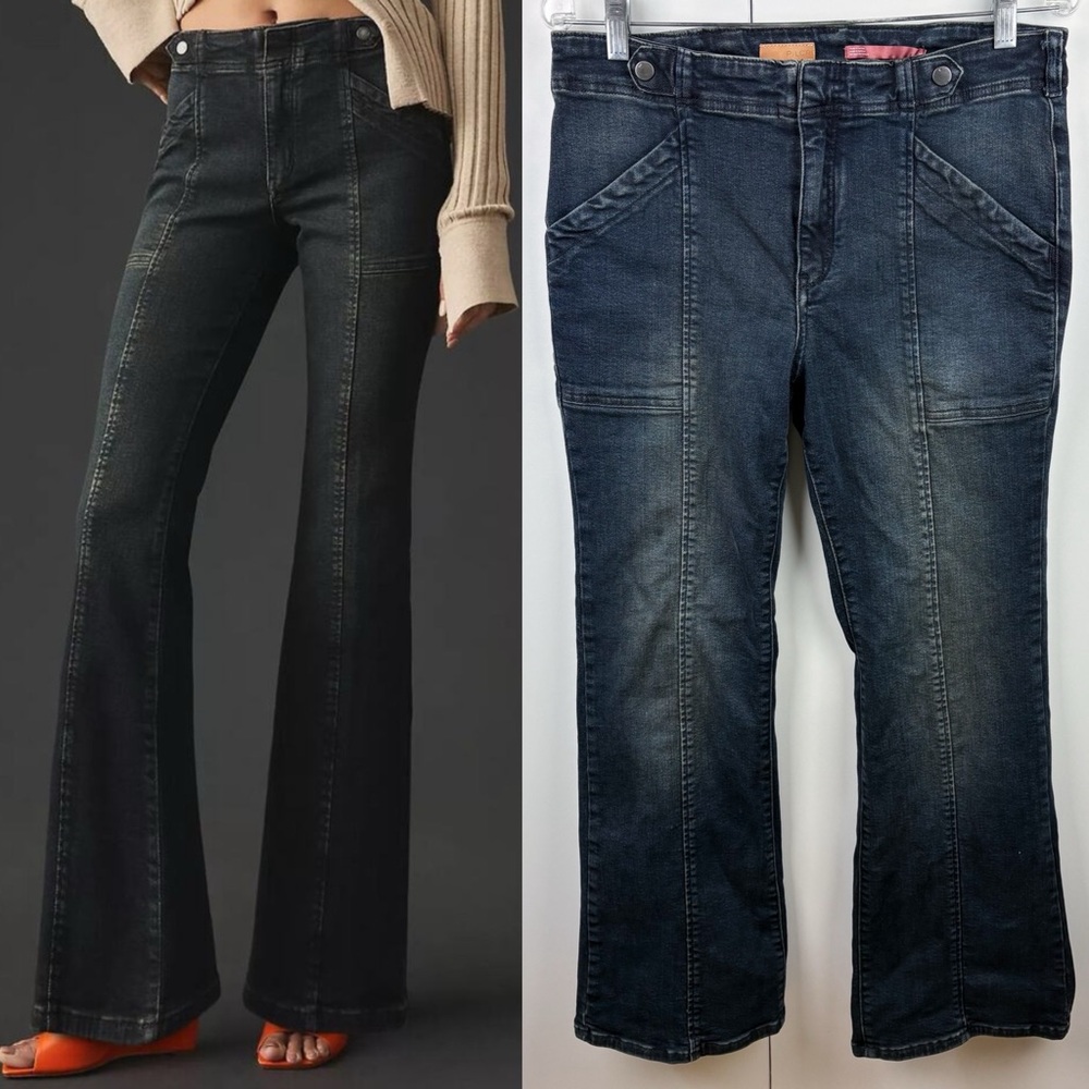Anthropologie Boot-Cut Women’s Jeans in Dark Wash